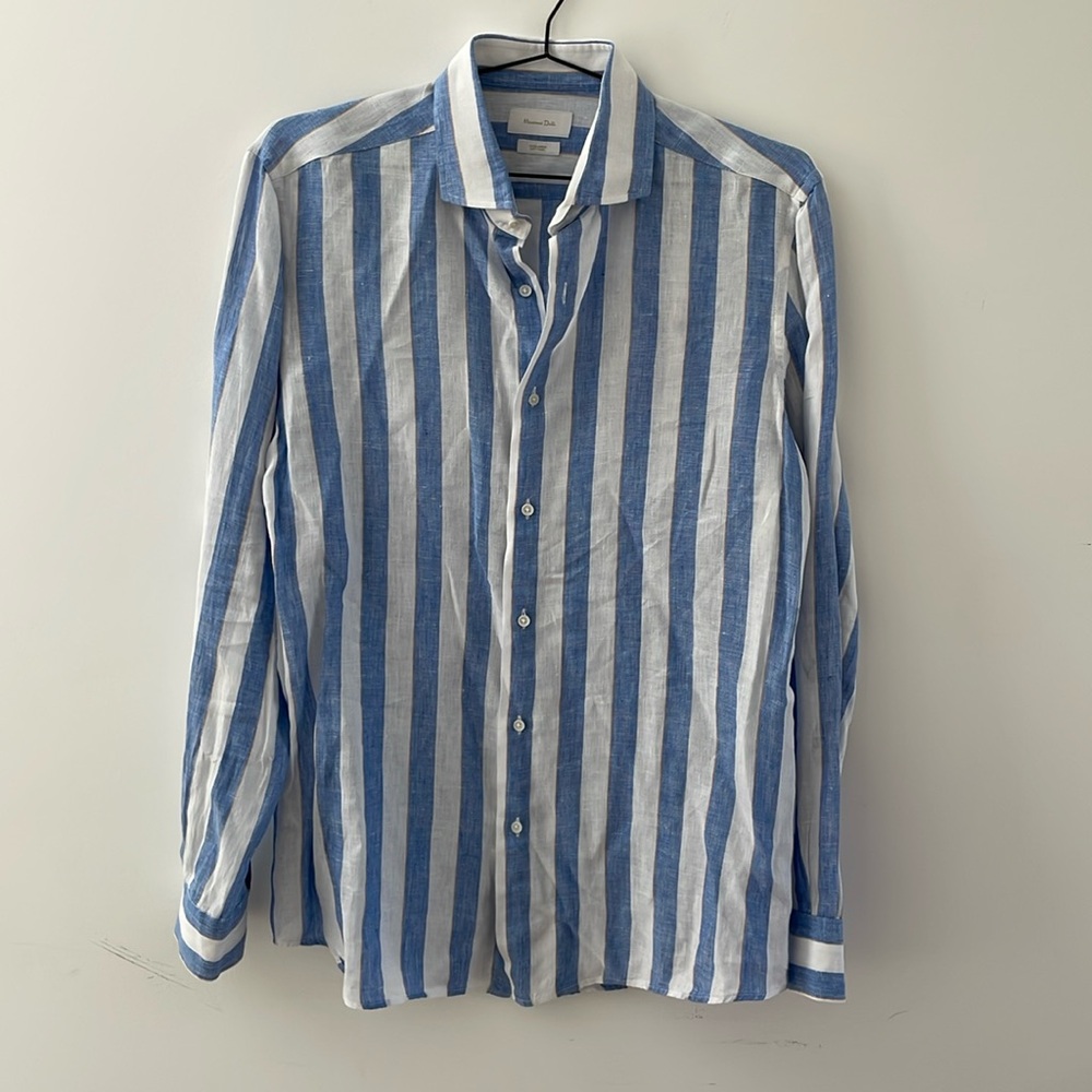 Massimo Dutti Linen Dress Shirt